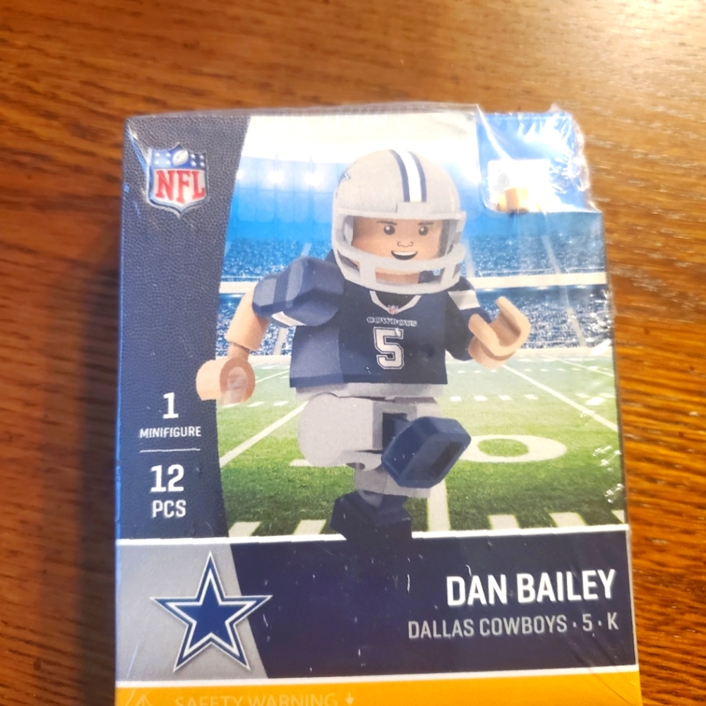 Dallas Cowboys Oyosports Mini Kicker Dan Bailey #5 Figure NIB New Hard To Find